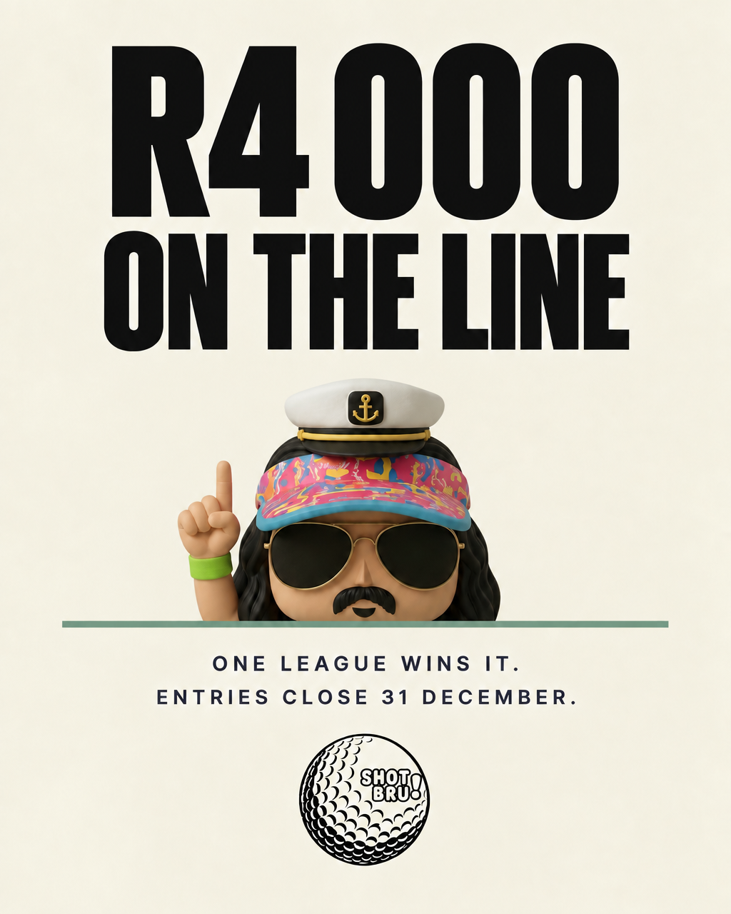 R4 000 on the line — one league wins it. Entries close 31 December.